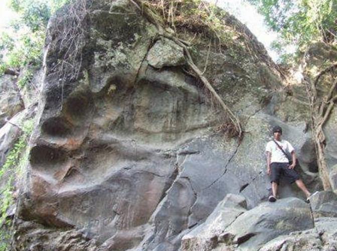 Giant Stone Footprint